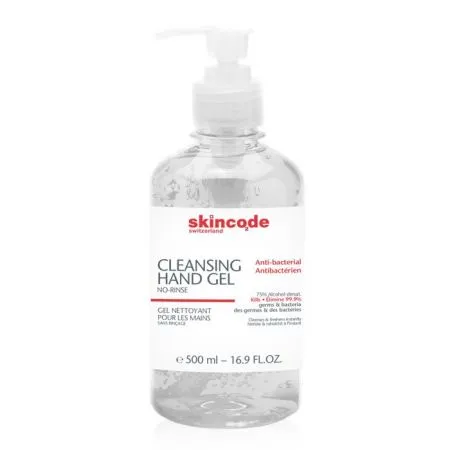 Gel antibacterian cu 75% alcool, 500 ml, Skincode