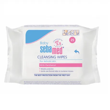 Sebamed Baby - servetele umede, 25 bucati