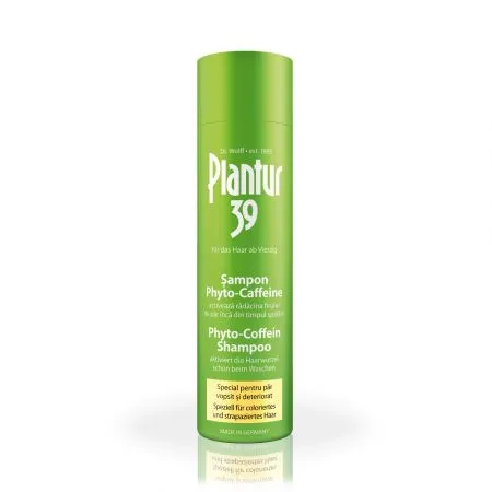 Sampon pentru par vopsit si deteriorat Phyto-Caffeine Plantur 39, 250 ml, Dr. Kurt Wolff