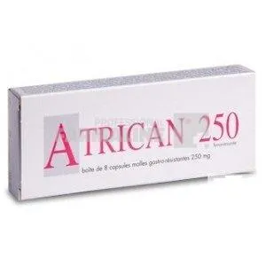 ATRICAN 250 mg x 8 CAPS. MOI GASTROREZ. 250mg LAB. INNOTECH INT.