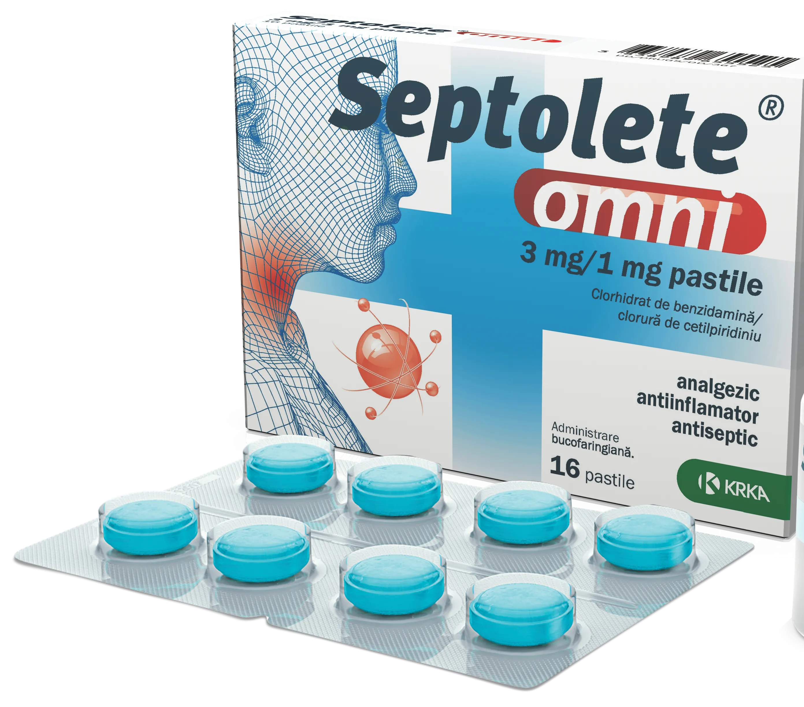 Septolete Omni 3mg/1mg x 16 drajeuri