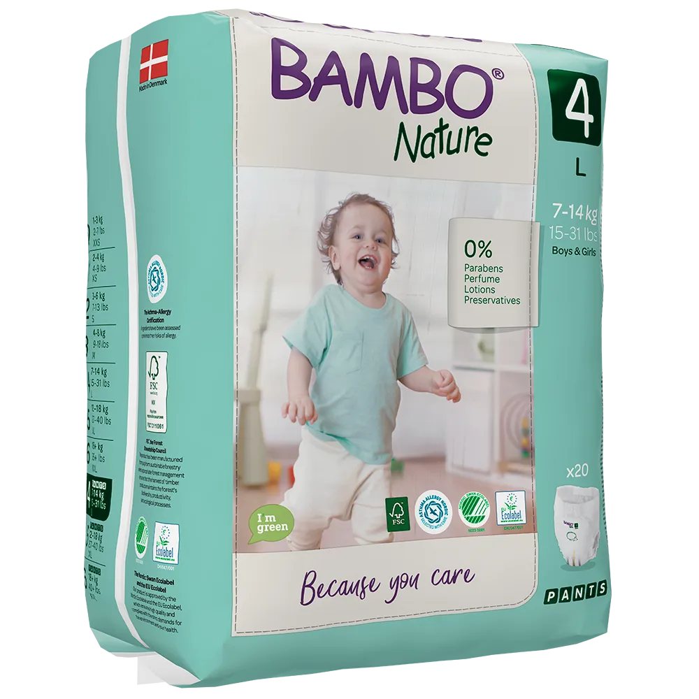 Bambo Nature Pants Junior nr 4 (7-14kg) x 20buc