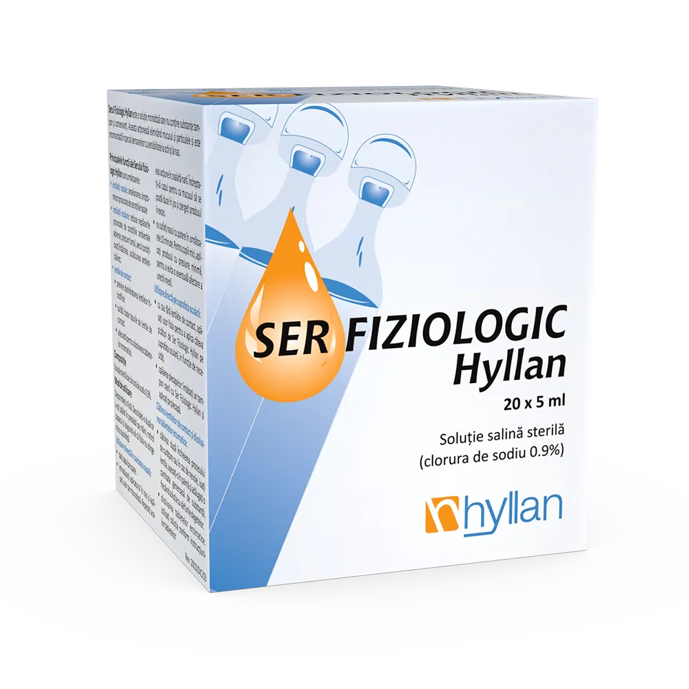 Ser Fiziologic 5 ml x 20 monodoze- Hyllan