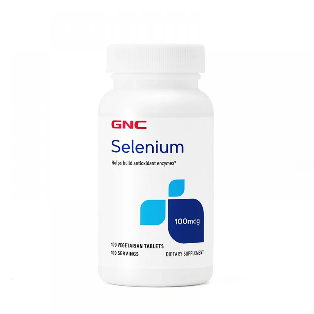 Seleniu 100 mcg (100 capsule), GNC