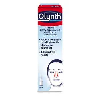 Olynth 0.1% spray nazal, 10ml, Johnson&Johnson