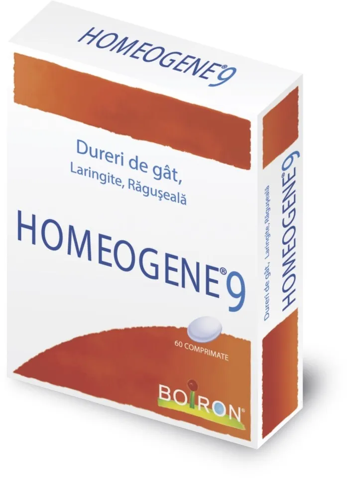 BOIRON HOMEOGENE 9 60 COMPRIMATE