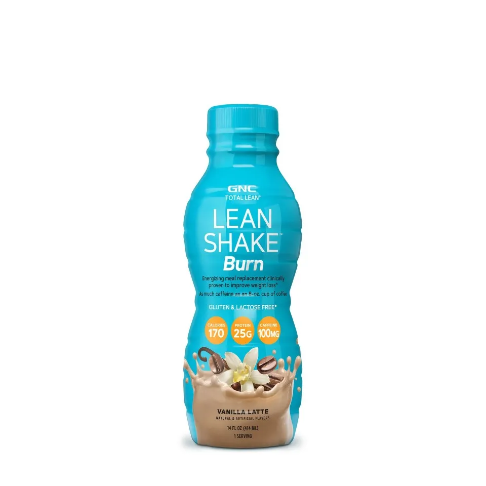 GNC TOTAL LEAN SHAKE BURN RTD VANILLA AND LATTE 414ML