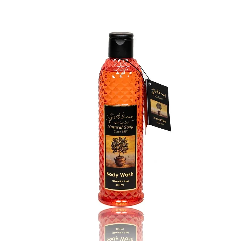 Gel de dus cu ulei de trandafir, 400 ml, Nabulsi