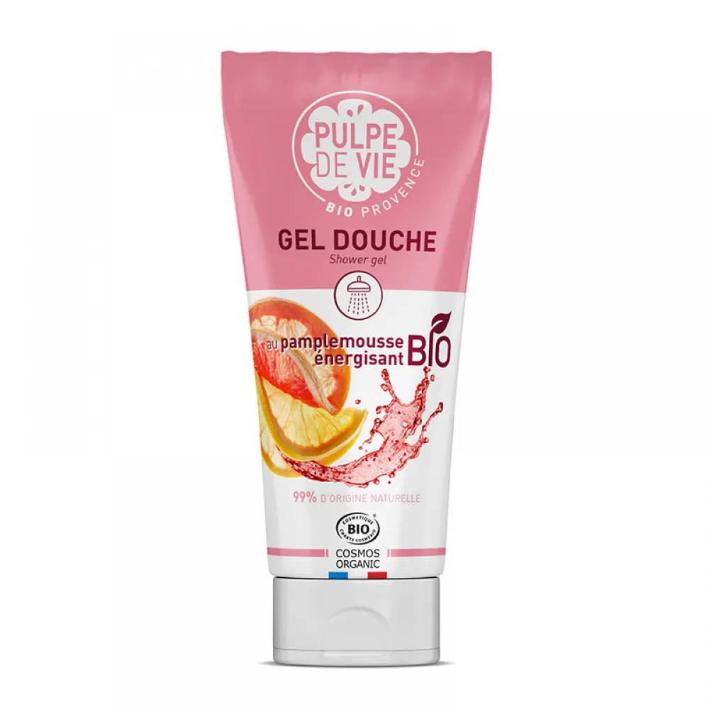 Gel de dus energizant cu grapefruit bio - Pimp My Mousse (200 ml), Pulpe de Vie