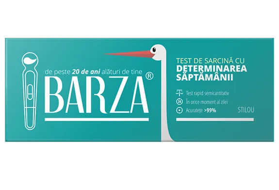 Test sarcina Barza determinarea saptamanii jet (stilou)