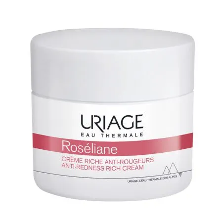 Crema anti-roseata pentru ten uscat Roseliane, 50 ml, Uriage