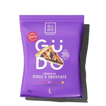 Mix pentru prajituri si tarte fara gluten, 500g, Gudo