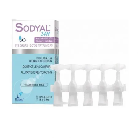 Solutie oftalmica SODYAL 24H, 15 x 0,5ml, Omisan Farmaceutici