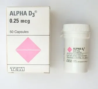 ALPHA D3 0,25 mcg x 50 CAPS. MOI 0,25mcg TEVA PHARMACEUTICALS
