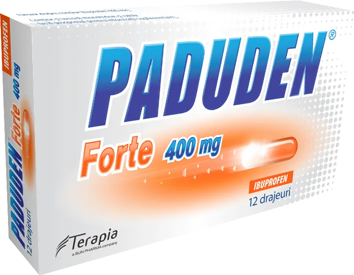 Paduden Forte 400mg x 12 comprimate