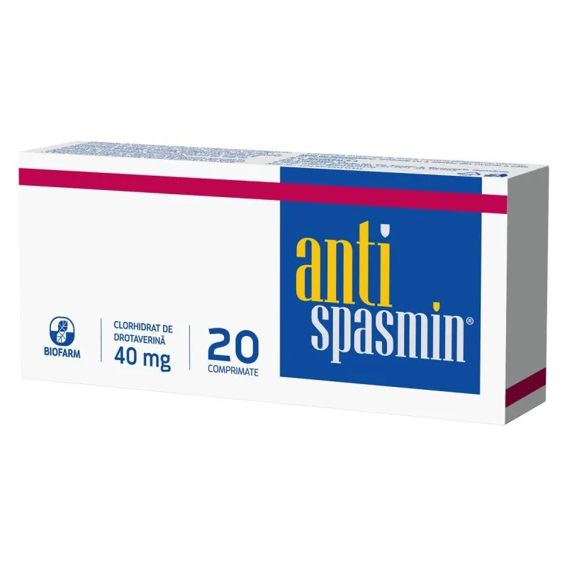 ANTISPASMIN 40MG 20 COMPRIMATE