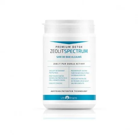 Life Origins Zeolit Spectrum sare baie alcalina, 800g