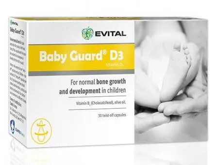Baby Guard D3, 40 capsule, Evital