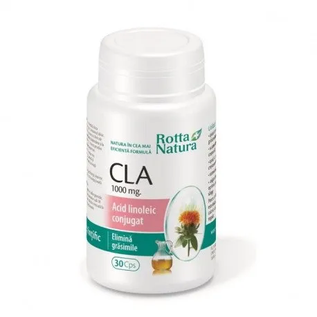 Cla tonalin 1000 mg (acid linoleic conjugat), 90 capsule, Rotta Natura