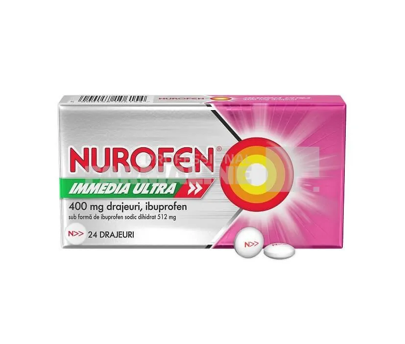 Nurofen Immedia Ultra 400 mg  24 drajeuri