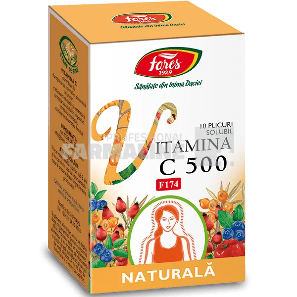 Fares Vitamina C 500 F174 10 plicuri