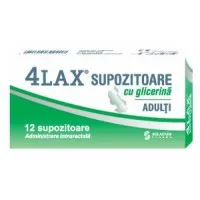 SUPOZITOARE GLICERINA ADULT 4LAX 2100mg - SOLACIUM