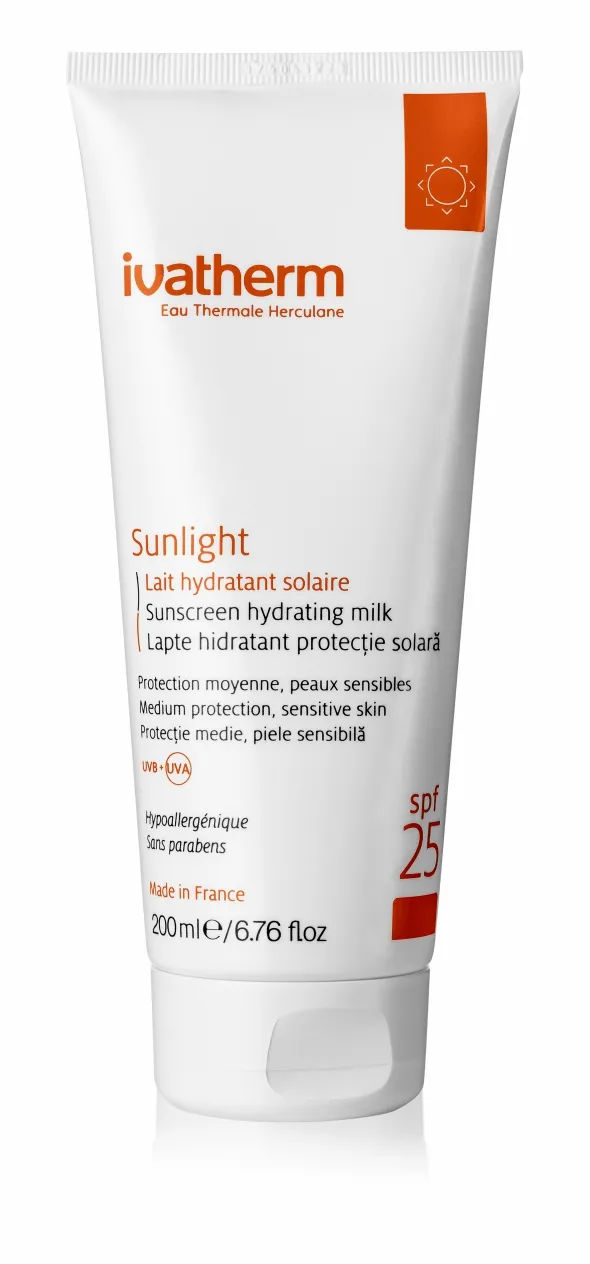 IVATHERM Sunlight lapte hidratant SPF25 x 200ml