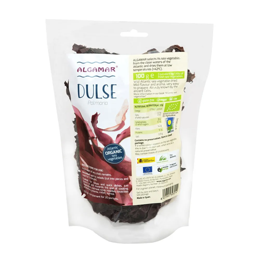 Alge marine Dulse bio (100g), Algamar