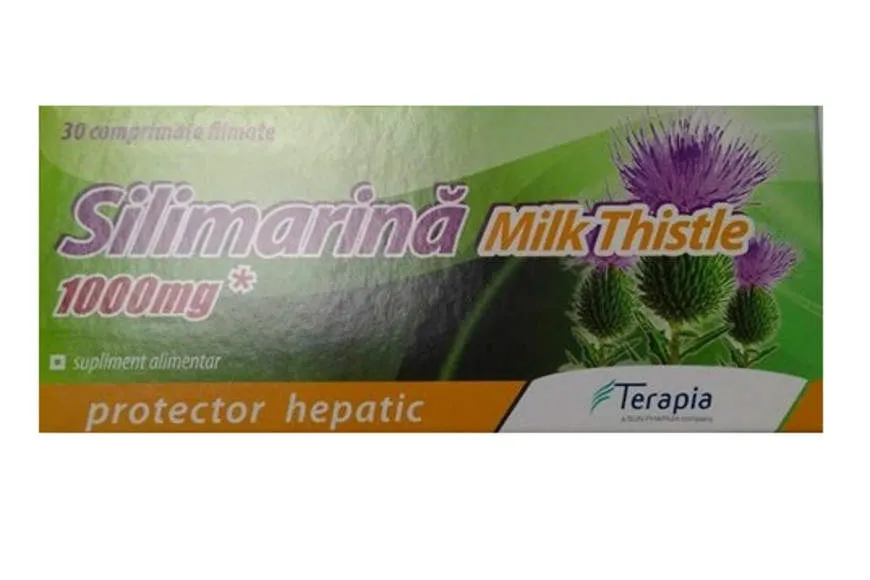 TERAPIA SILIMARINA MILK THISTLE 1000MG X 30 COMPRIMATE FILMATE