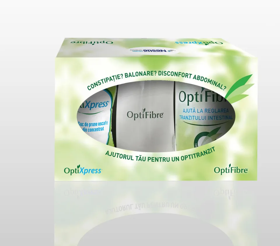 NESTLE KIT OPTIFIBRE X 125G + OPTIXPRESS X 200ML + PAHAR X 345G GRATIS