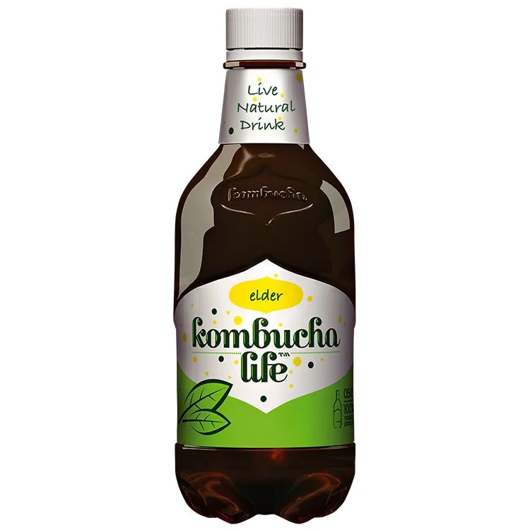 Kombucha Life cu flori de soc, 500 ml