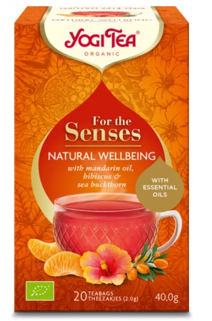 Ceai Eco simturi natural wellbeing 40g (YogiTea)