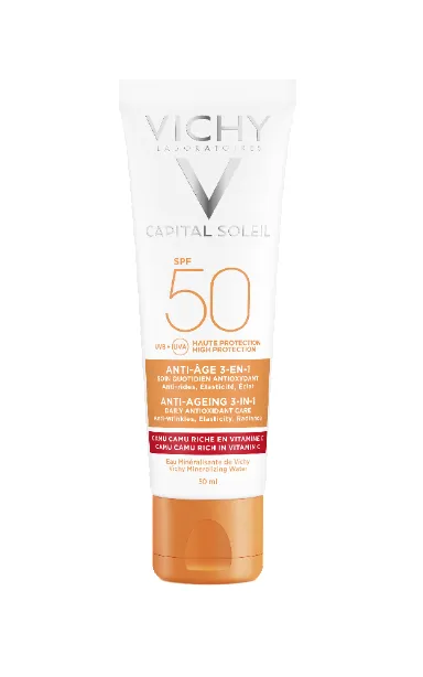 VICHY Capital Soleil Crema antioxidanta anti-rid 3in1 SPF50x 50ml