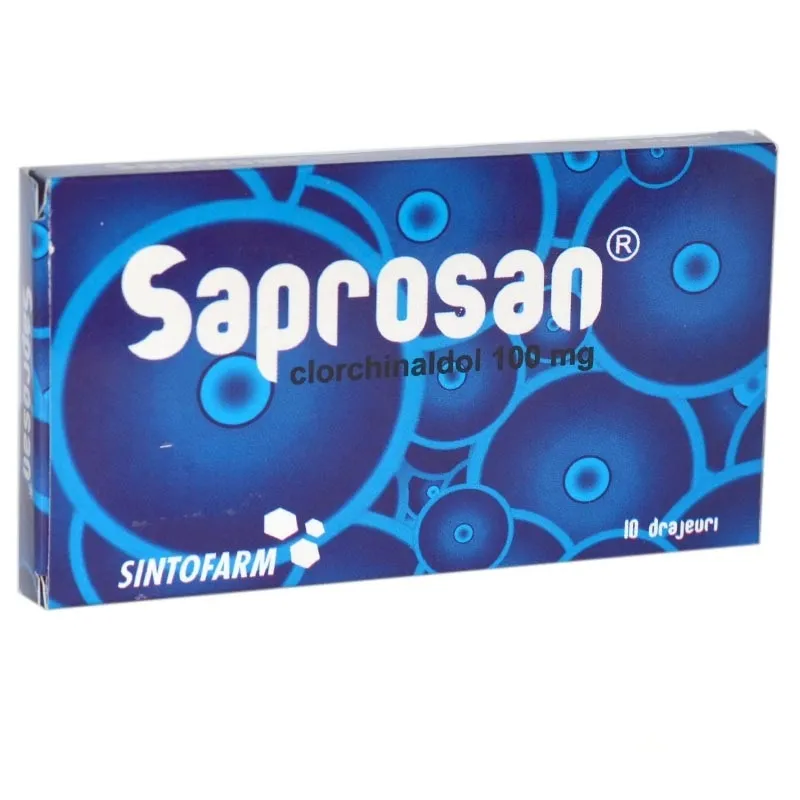 Saprosan 100 mg 10 drajeuri