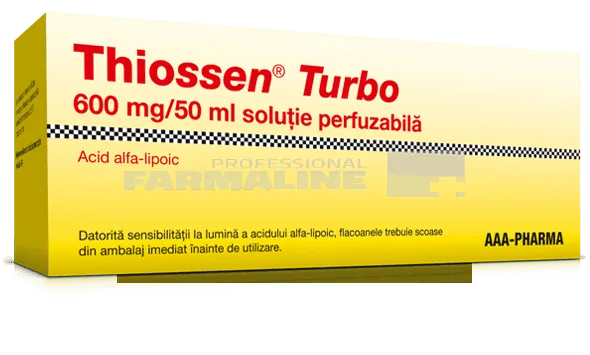 THIOSSEN TURBO 600 mg/50ml vezi N07XN03 x 10 SOL. PERF. 600mg/50ml AAA - PHARMA GMBH - WORWAG