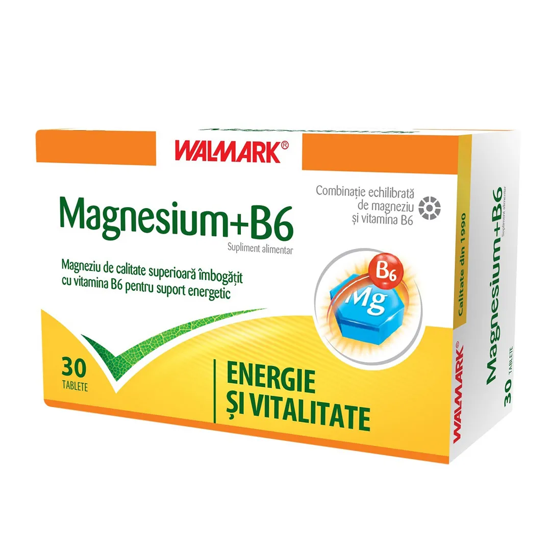 Magnesium + B6, 30 tablete, Walmark
