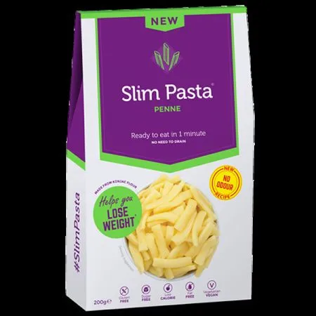 Penne din Konjac fara clatire, 200g, Slim Pasta