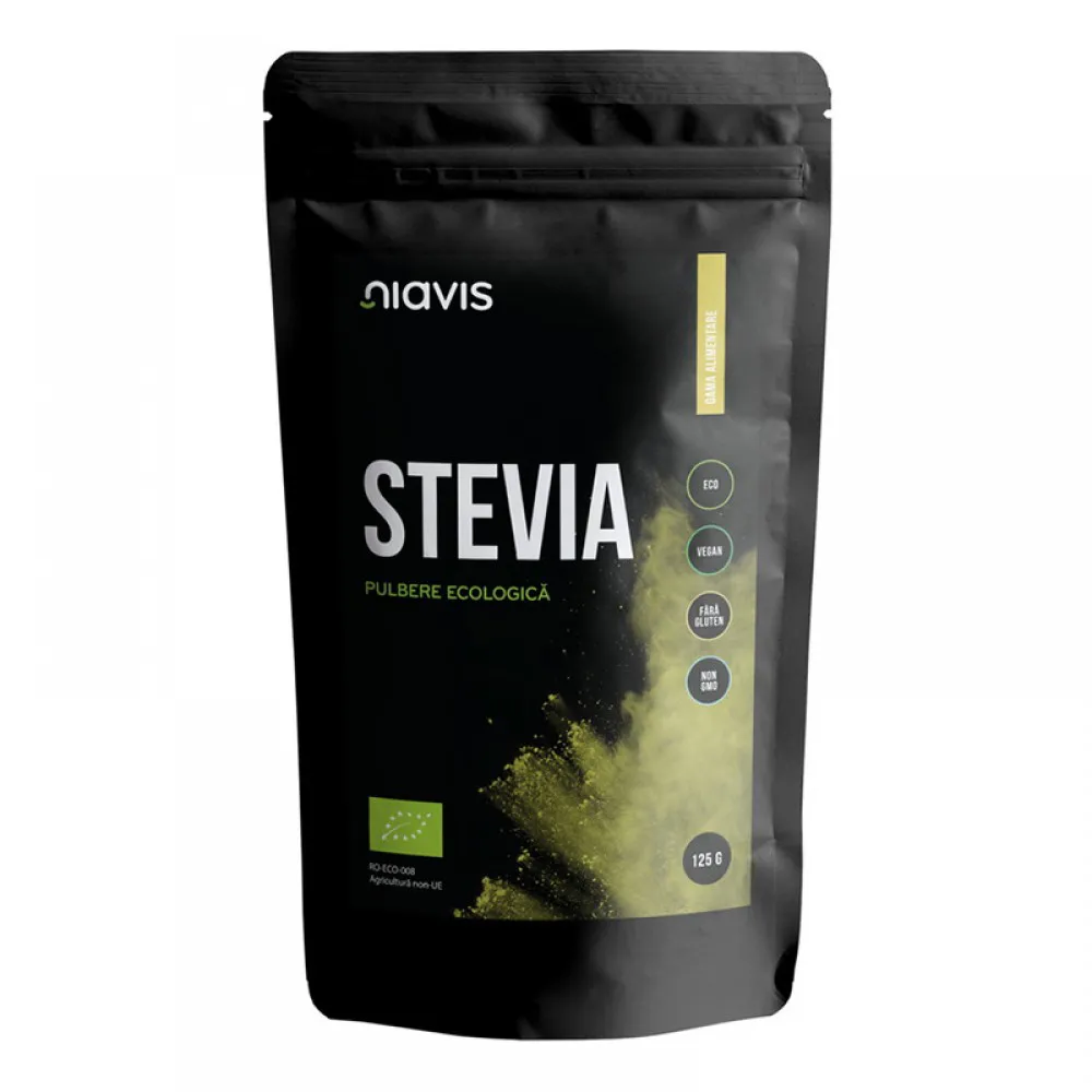 Stevia pulbere ecologica/BIO (125 grame), Niavis
