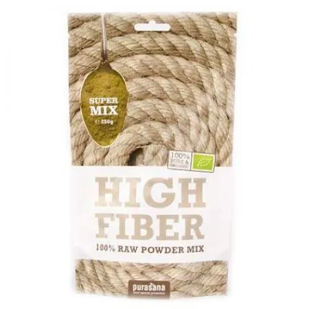 Mix Bio bogat in fibre, 250 g, Purasana