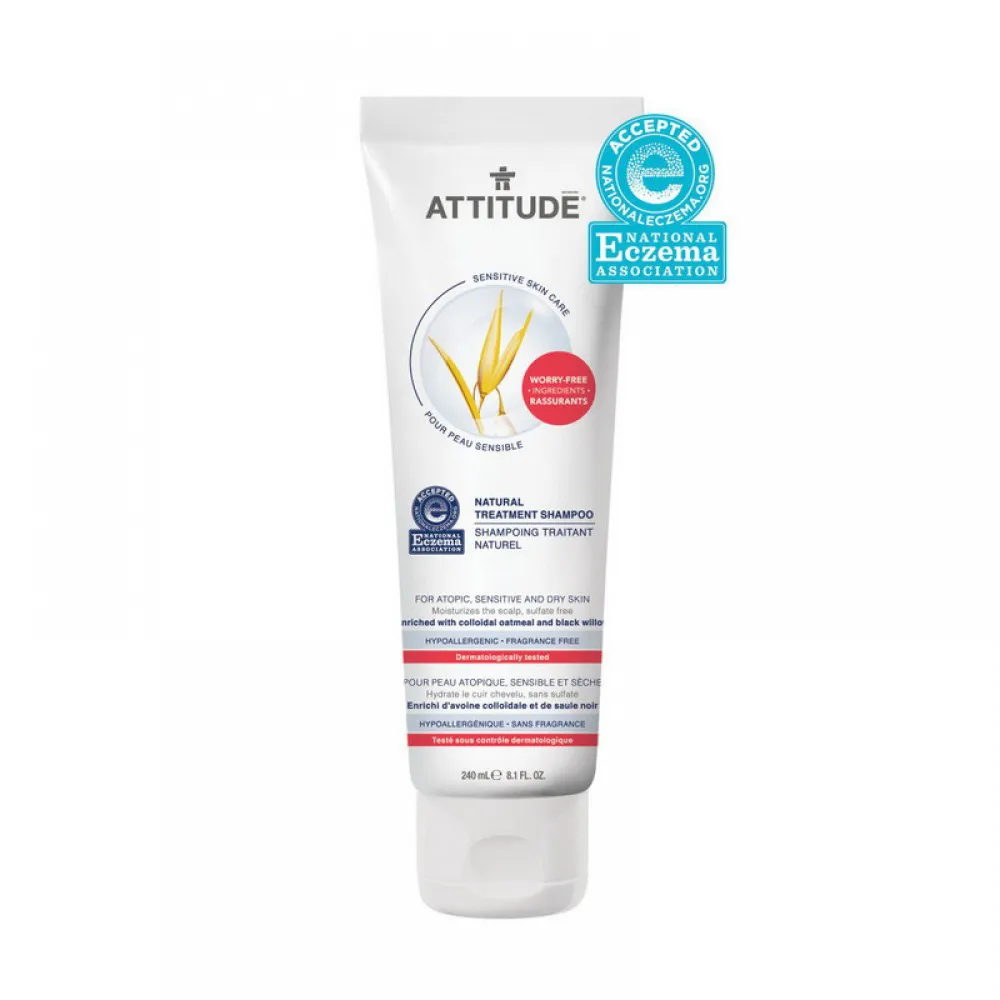 Sensitive Natural Sampon pentru piele sensibila (240 ml), Attitude