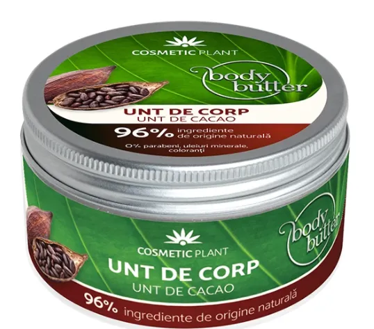 Unt de corp cu unt de cacao, 200 ml, Cosmetic Plant