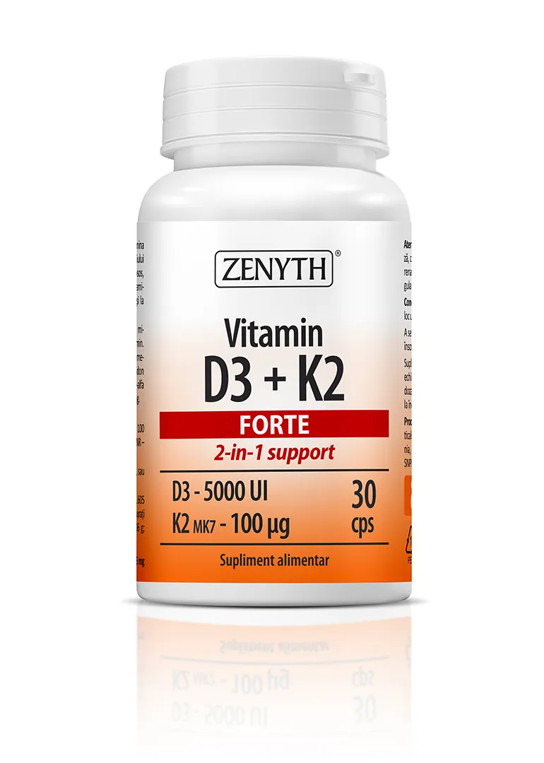 Vitamina D3+K2 Forte x 30cpr (Zenyth)