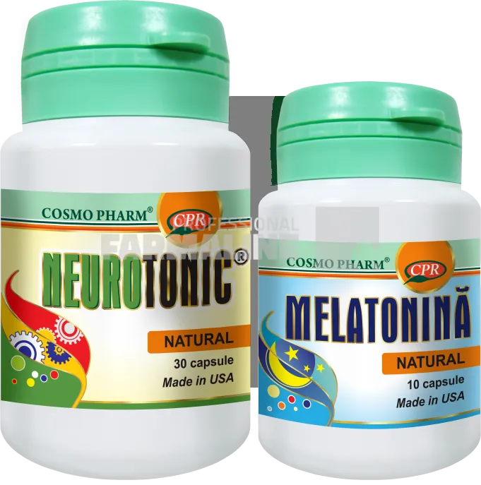 Neurotonic 30 capsule + Melatonina 10 capsule