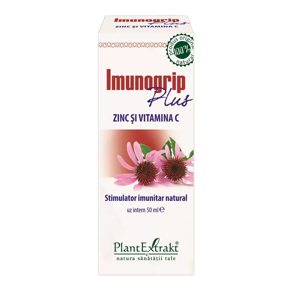 Plantextract Imunogrip plus zinc, vitamina C x 50ml