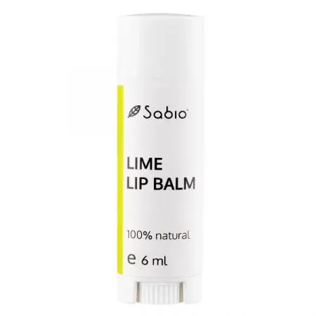 Balsam de buze cu lamaie verde, 6 ml, Sabio