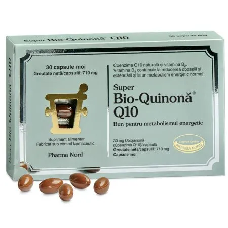 Super Bio-Quinona Q10, 30 capsule, Pharma Nord