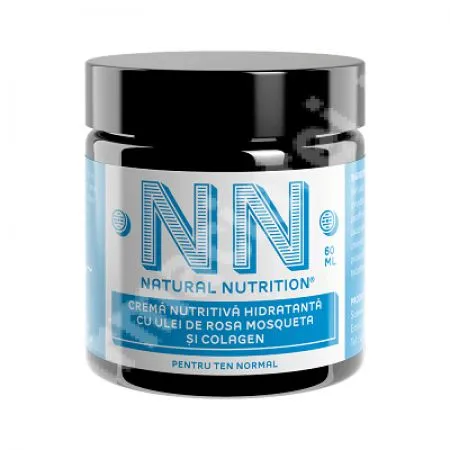 Crema nutritiva hidratanta cu ulei de rosa mosqueta si colagen, 60 ml, NN Cosmetics