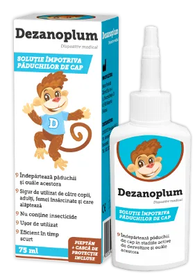 Zdrovit Dezanoplum Solutie impotriva paduchilor 75 ml