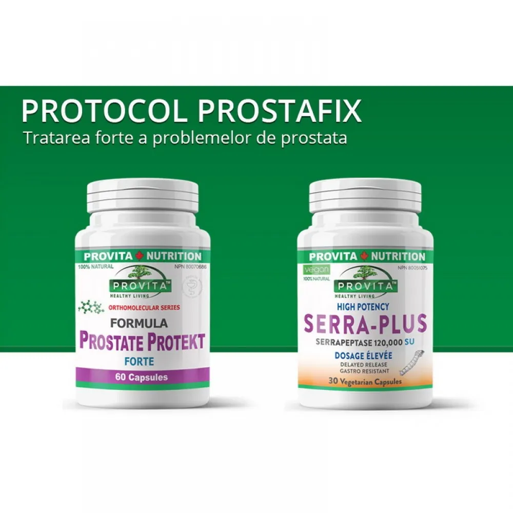 Protocol Prostafix pentru terapia problemelor de prostata, Provita Nutrition