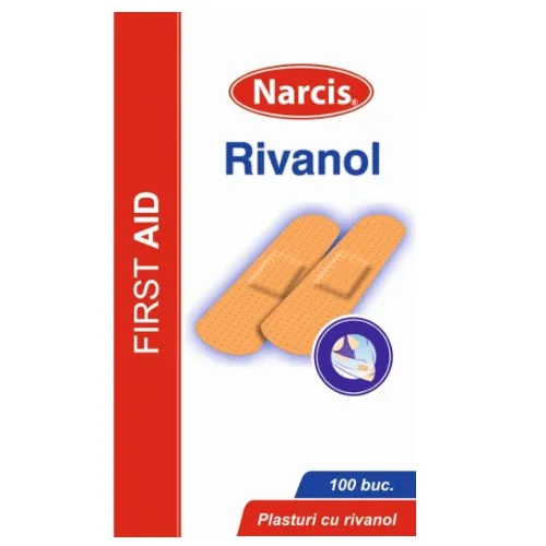 Narcis banda adeziva plasture cu rivanol 2cm x 7cm x 1 bucata